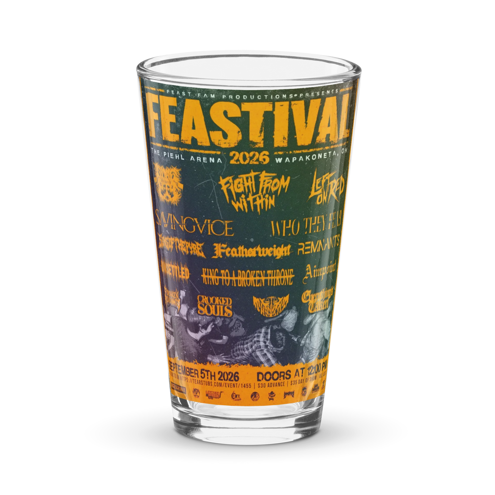 Feastival 2026 Pint Glass product image (3)