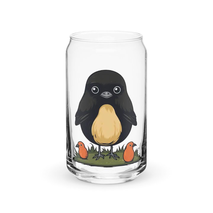 Can-Shaped Glass 🖤 Big Bird & Little Birds product image (2)