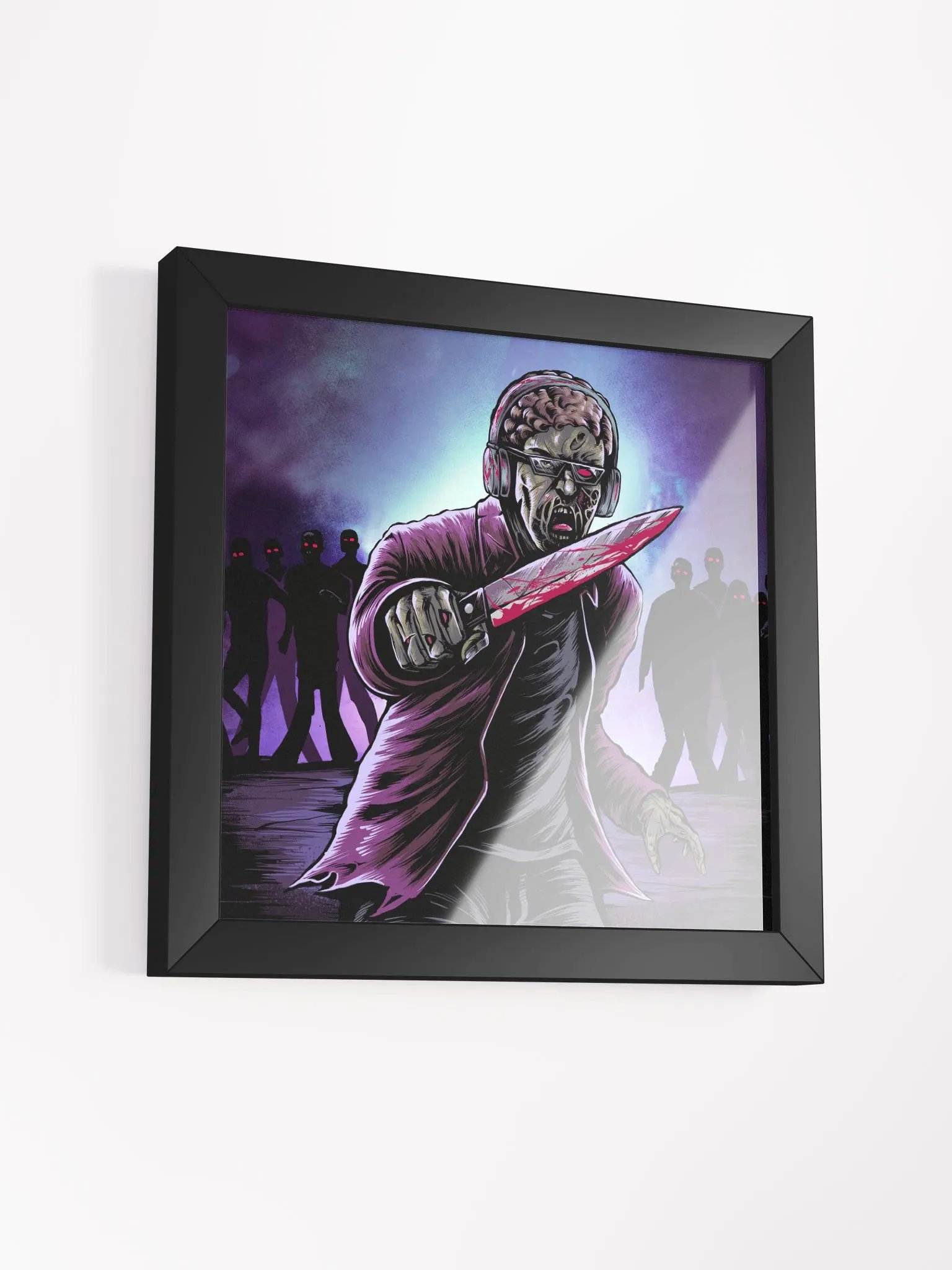 ZombieSlayer2948 Horror Edition Square Framed High-Quality Matte Poster (in) product image (3)