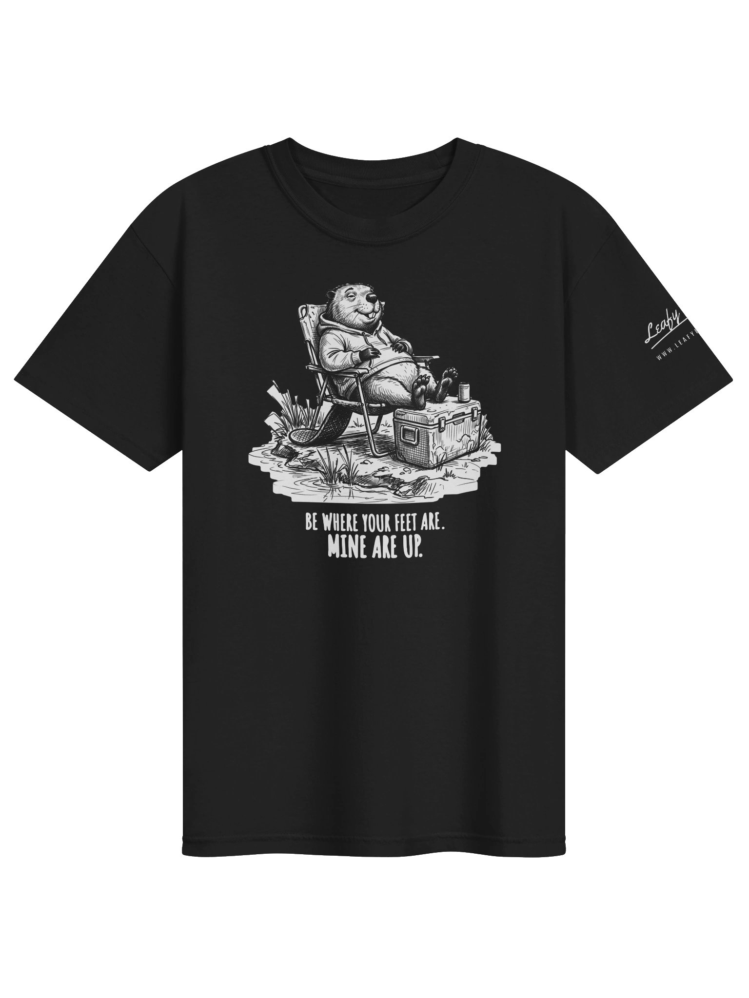 Feet Up Tee – Funny Be Where Your Feet Are Shirt product image (1)