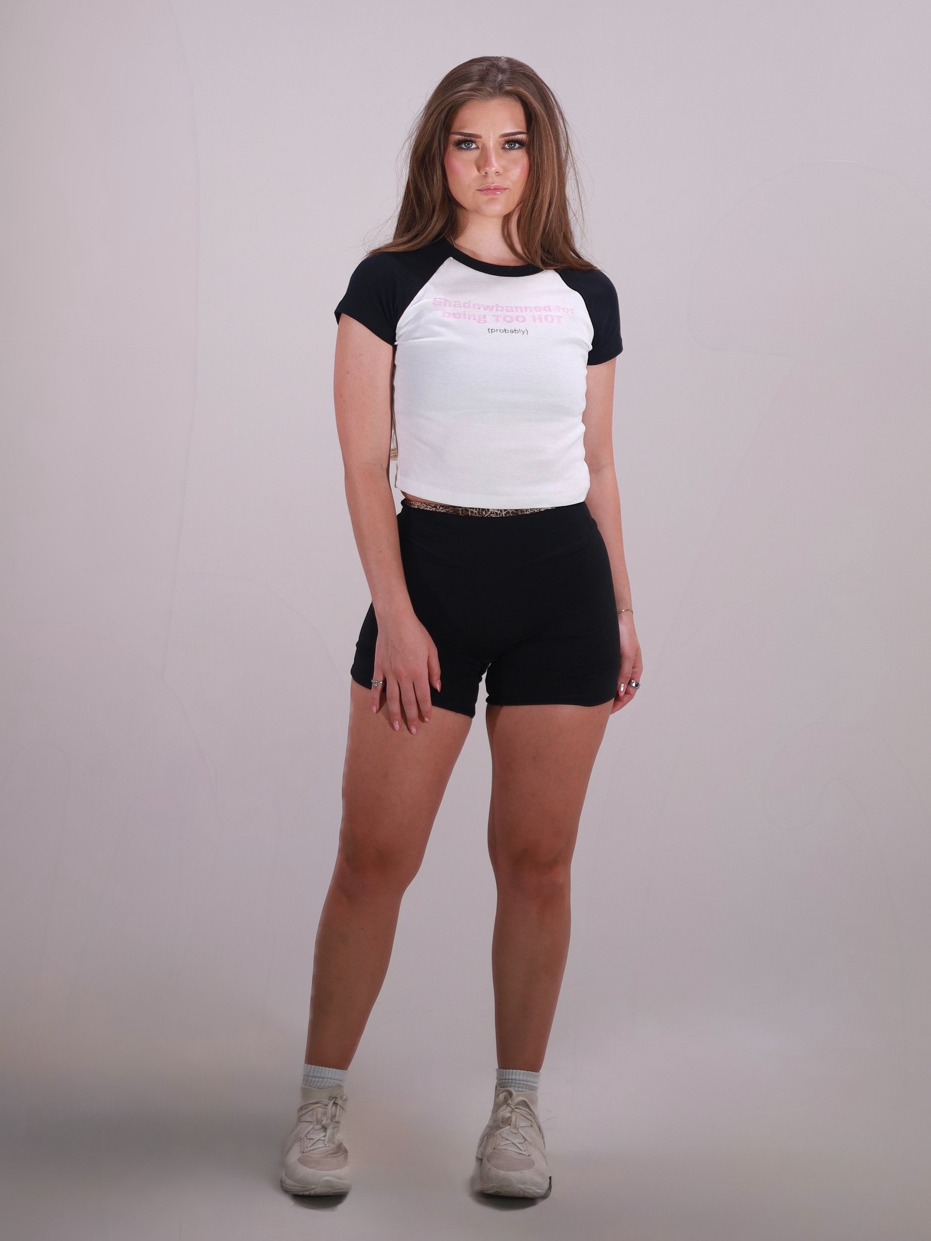 Shadowbanned for being TOO HOT (probably) Woman's Crop Top product image (3)