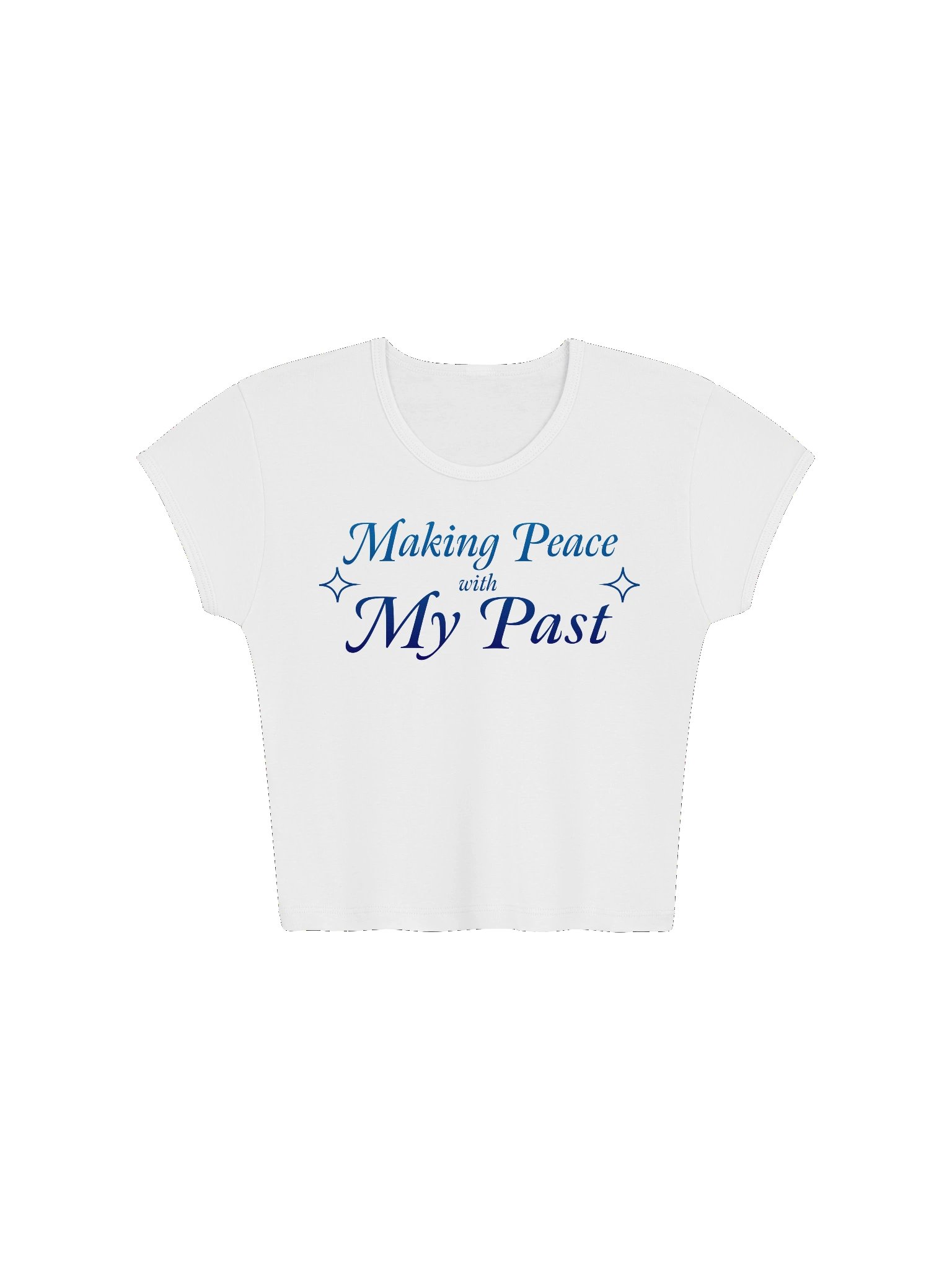 Making Peace with My Past Women's Baby Tee product image (1)