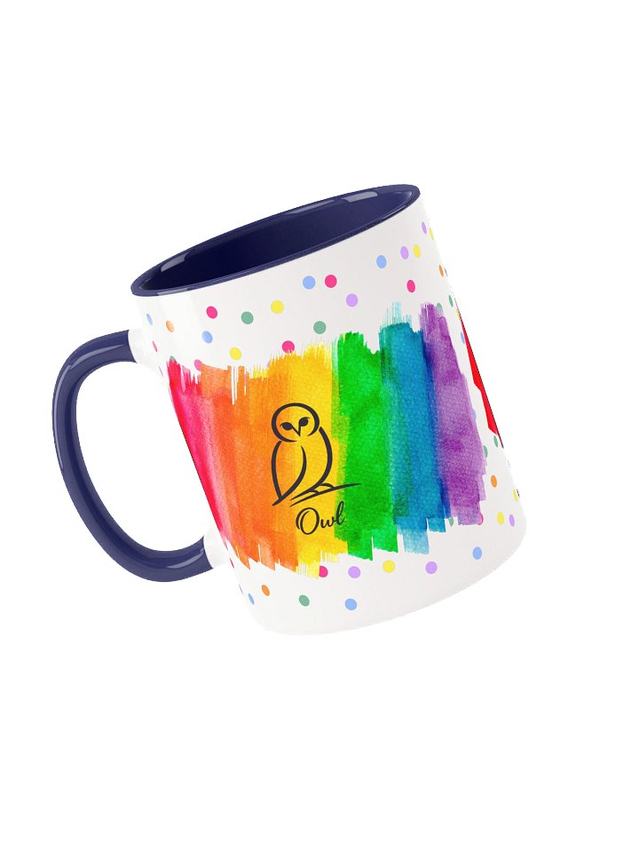 Colorburst Owl Silhouette Mug – 11oz / 15oz product image (12)