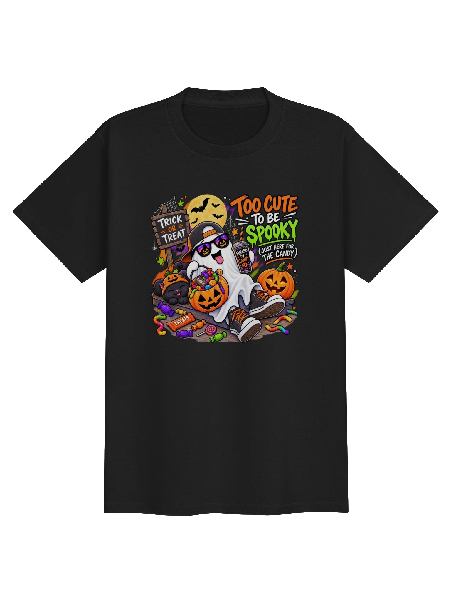 Too Cute to be Spooky Kids Tee product image (1)
