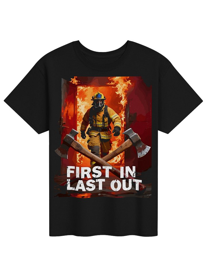 First In Last Out Firefighter Crossed Axes product image (1)