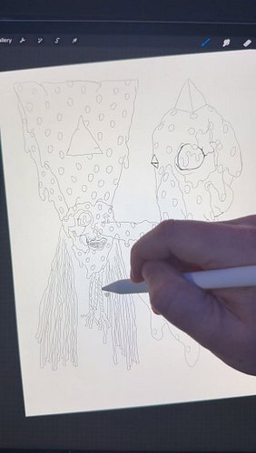 I’ve had @anginedepoitrine on my mind lately 😮‍💨😮‍💨 #skullart #anginedepoitrine #illustrator