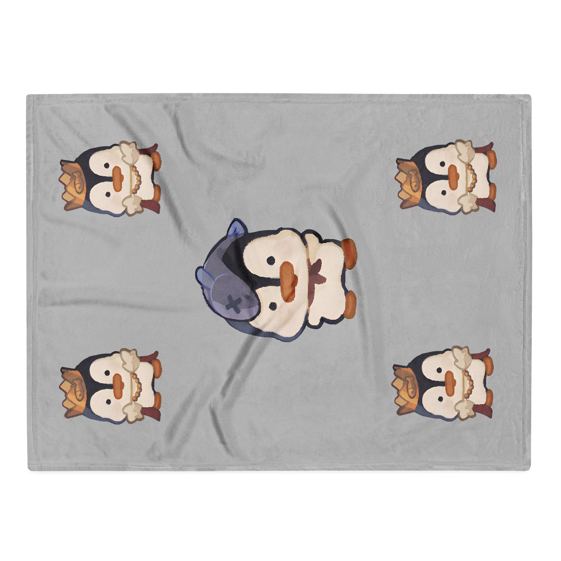 Grey Throw Blanket product image (2)