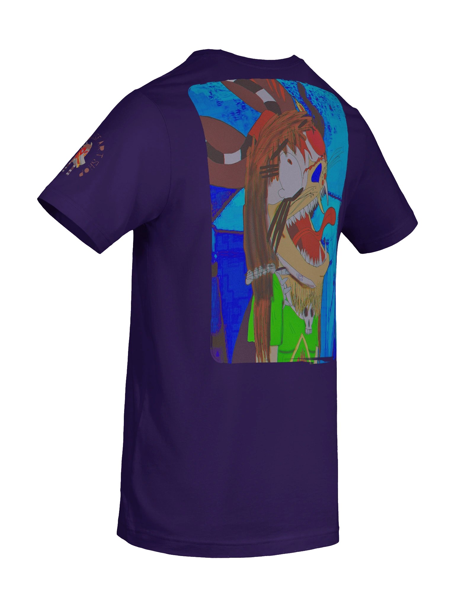 Houndmouse Art Gothic Cartoon Face Tee product image (8)