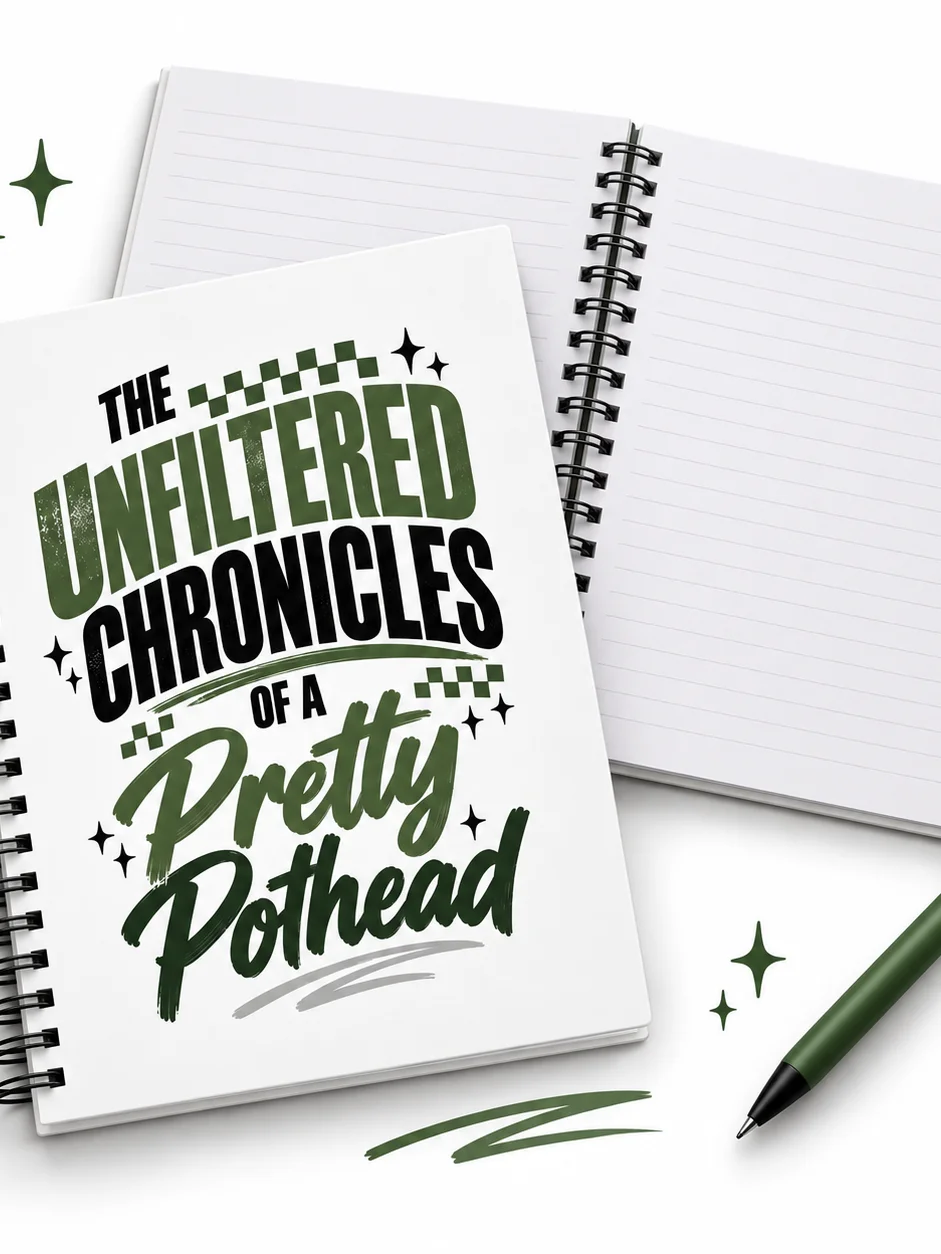 The Unfiltered Chronicles of a Pretty Pothead | Hardcover Journal product image (3)