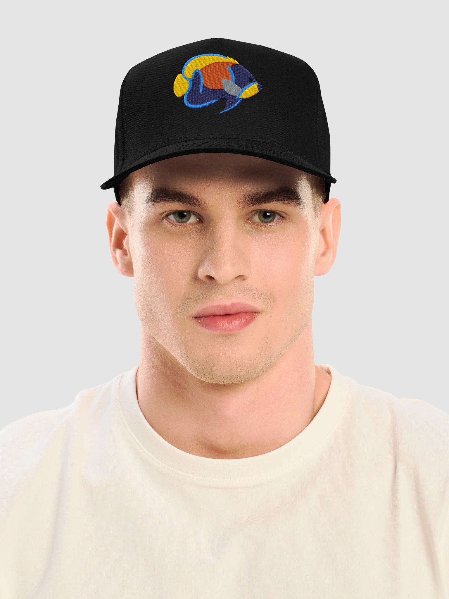 Majestic Angelfish Mid-Profile Baseball Cap (Embroidered) for Reef and Marine Aquarium Lovers product image (2)