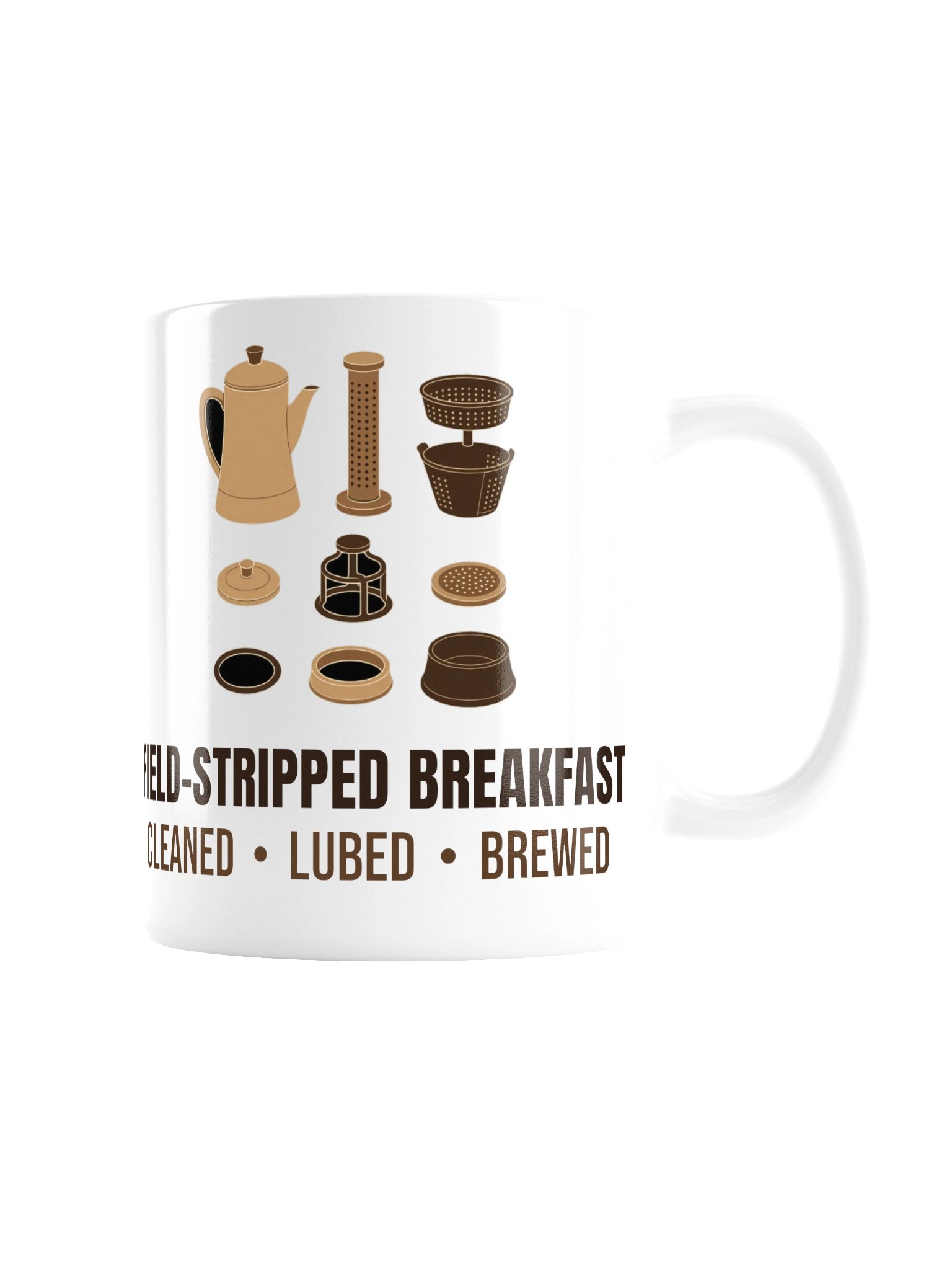 Field Stripped Breakfast Mug product image (3)