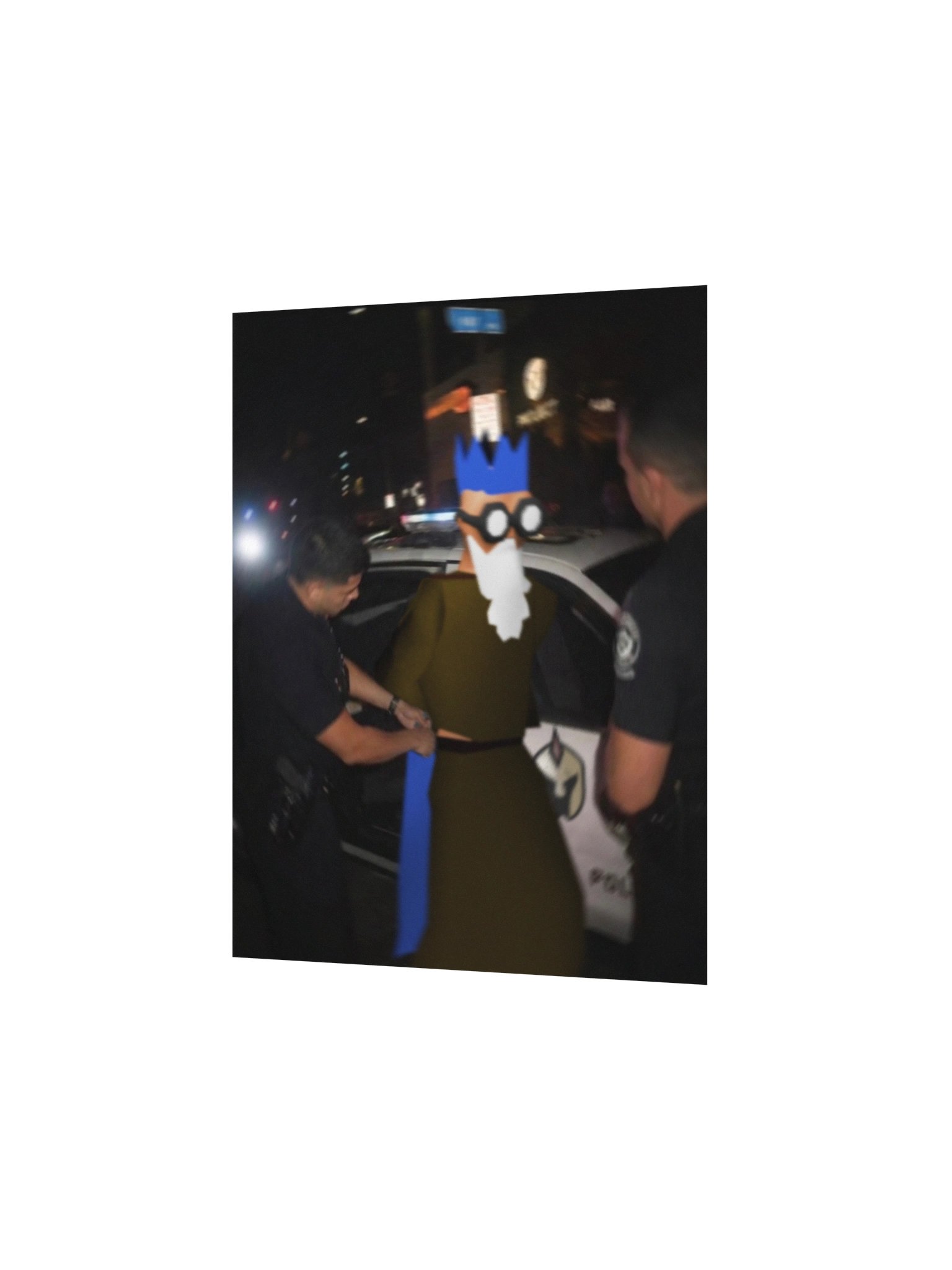 Wise Old Man Arrested Print product image (2)