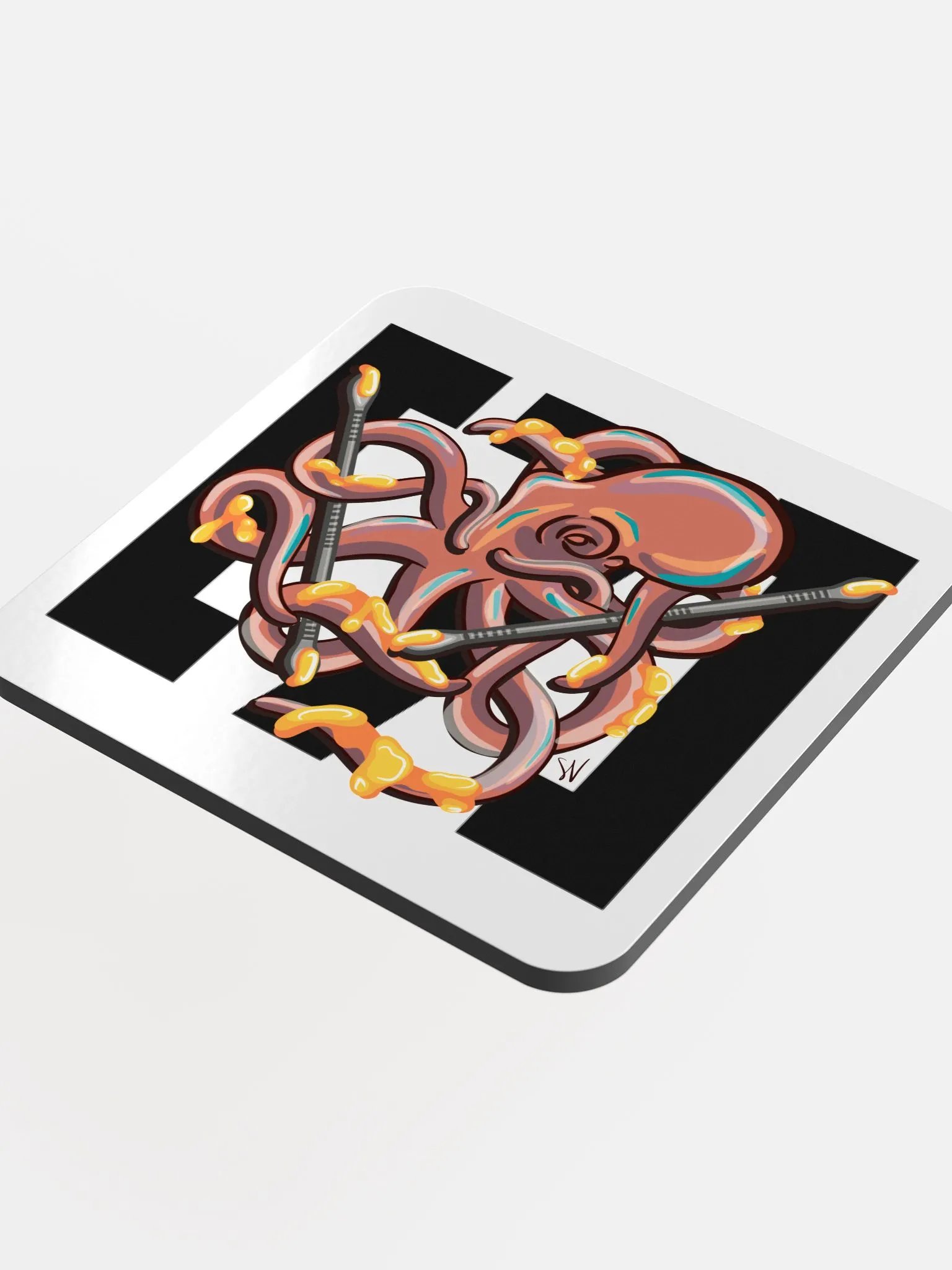 ASolid7 Dabbing Septopus Single Dab Coaster product image (6)