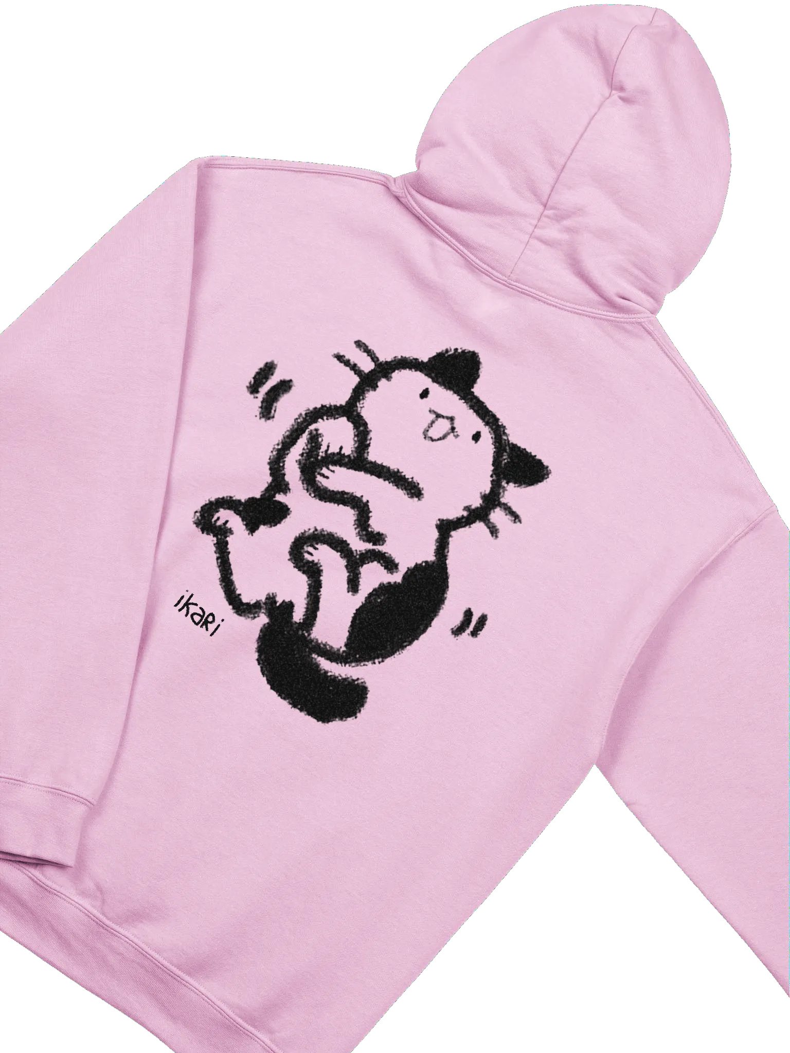 rolling on the floor — pastel front/back hoodie product image (4)