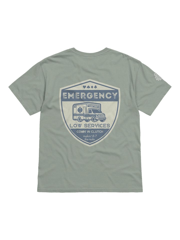 'Emergency Low Services' Tee product image (2)