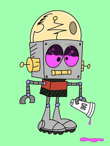 Whatever happened to Robot Jones??

#trple4studios #trple4character #trple4characters #procreate #digitalart
