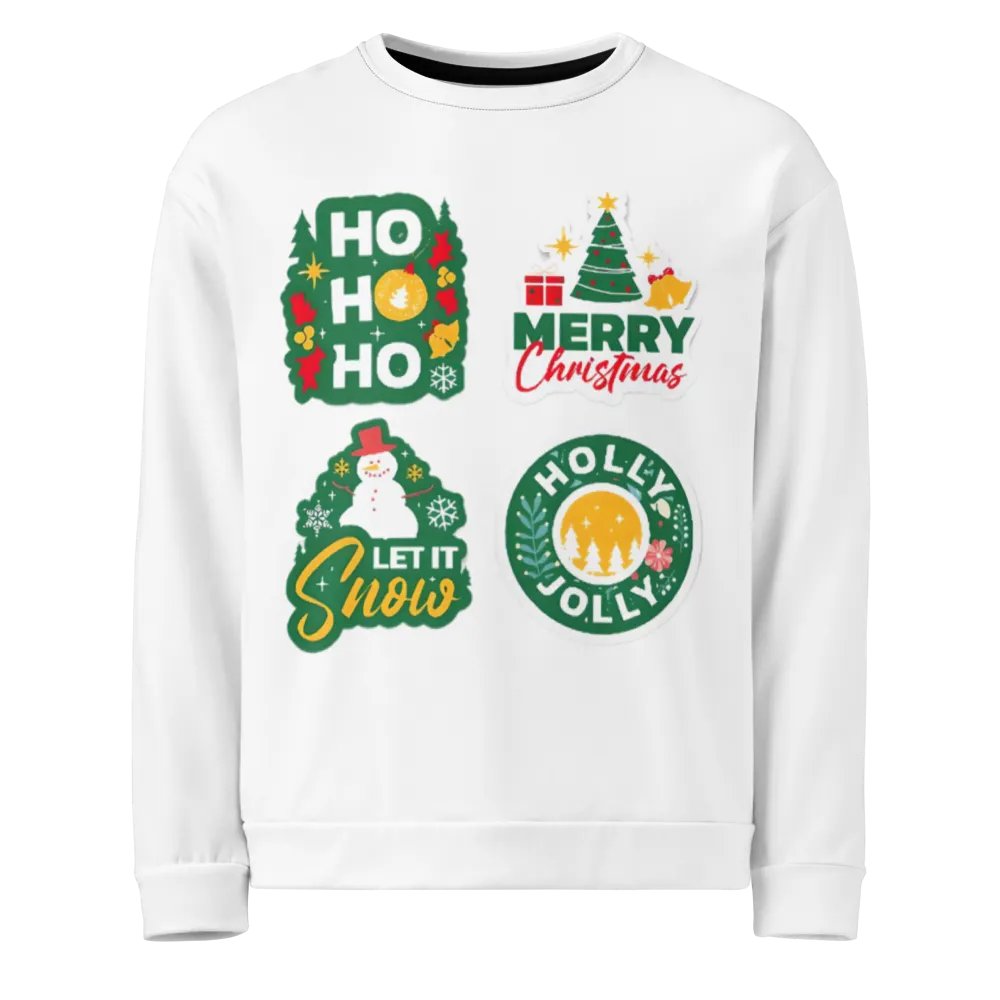 Festive All-Over Print Unisex Sweatshirt product image (1)