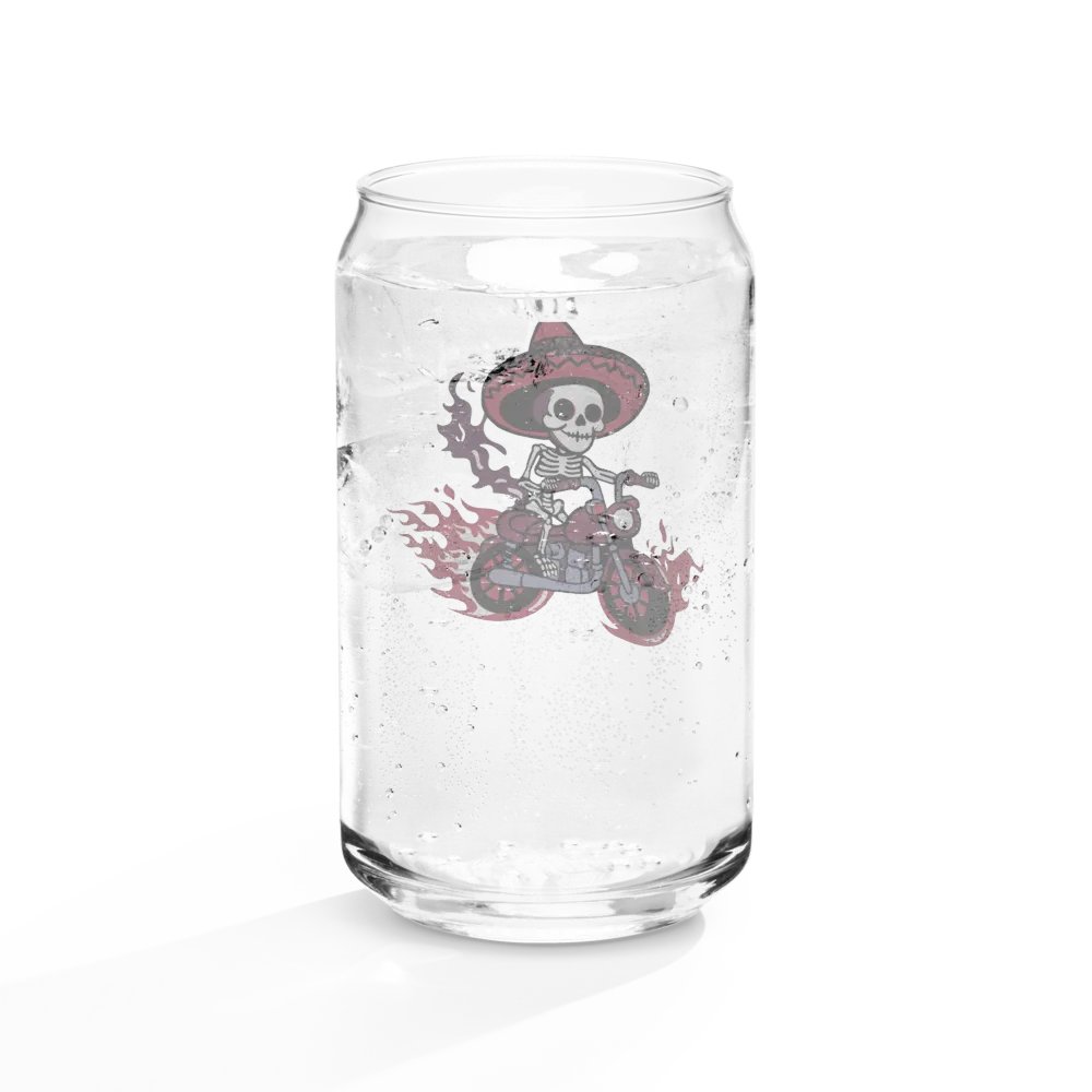 Bone to be Wild 16oz Can-Shaped Drinking Glass product image (11)