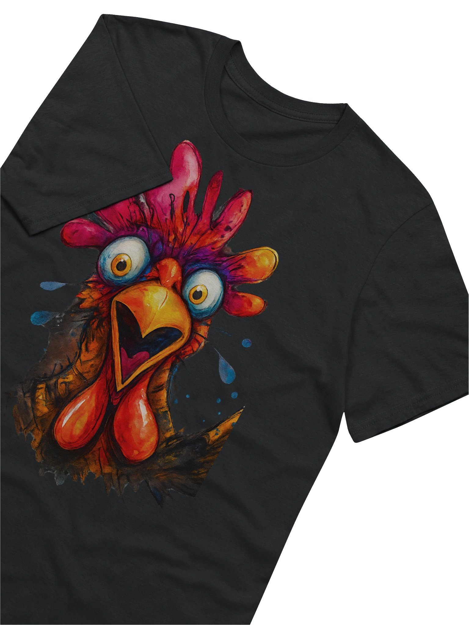 Vivid Chicken Cartoon T-Shirt product image (9)