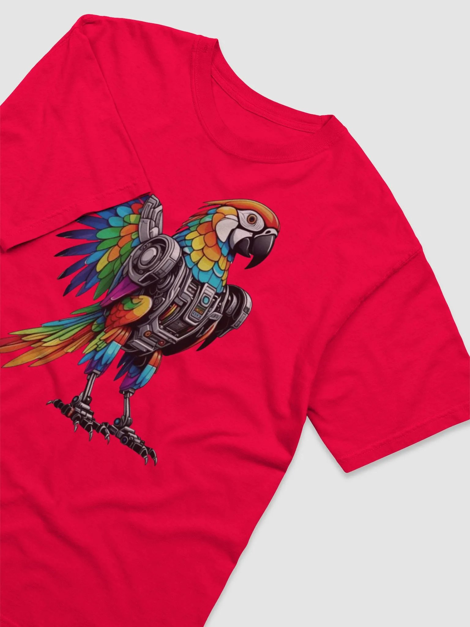 Macaw Robot T Shirt product image (75)