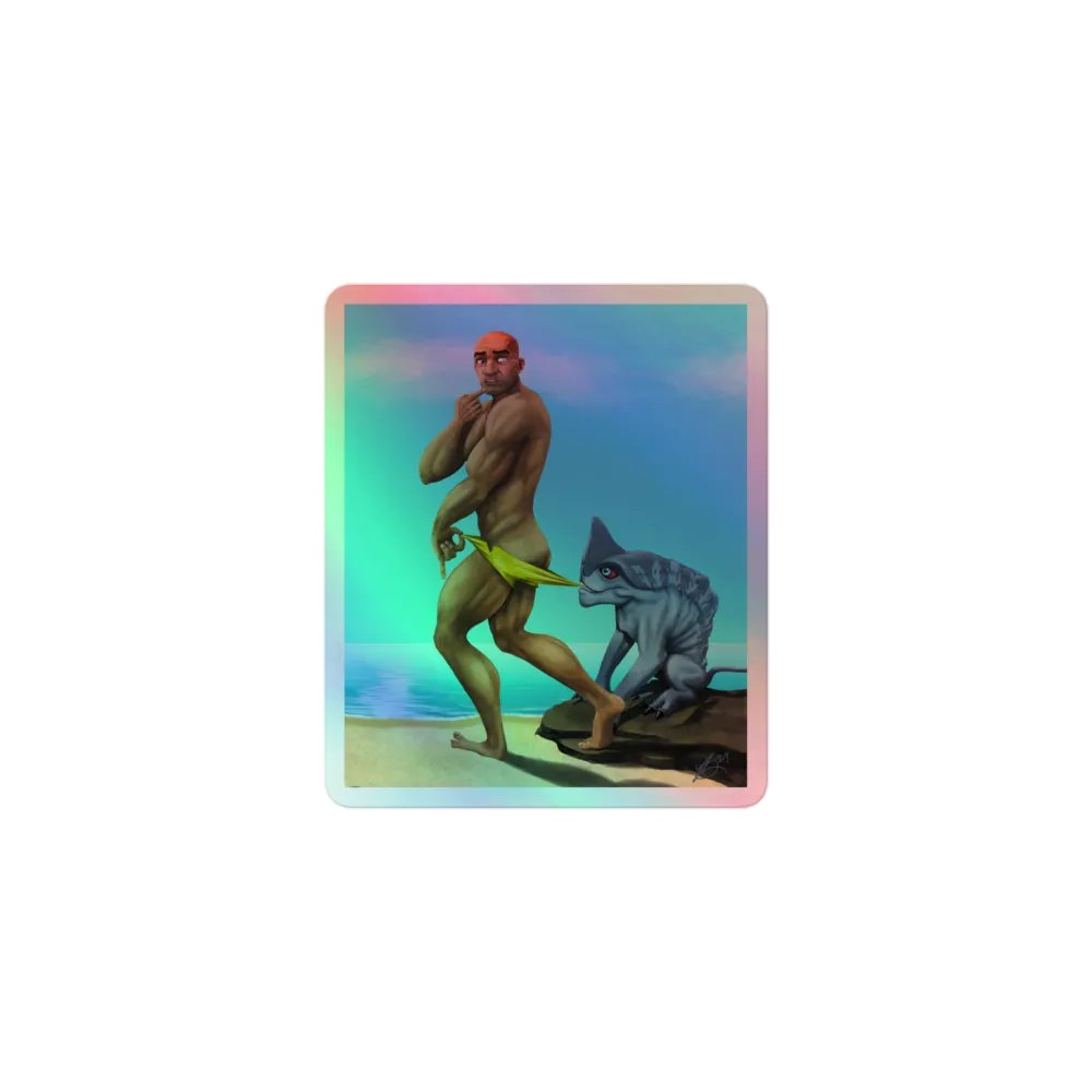 Beach Wrecker Holo Sticker product image (1)