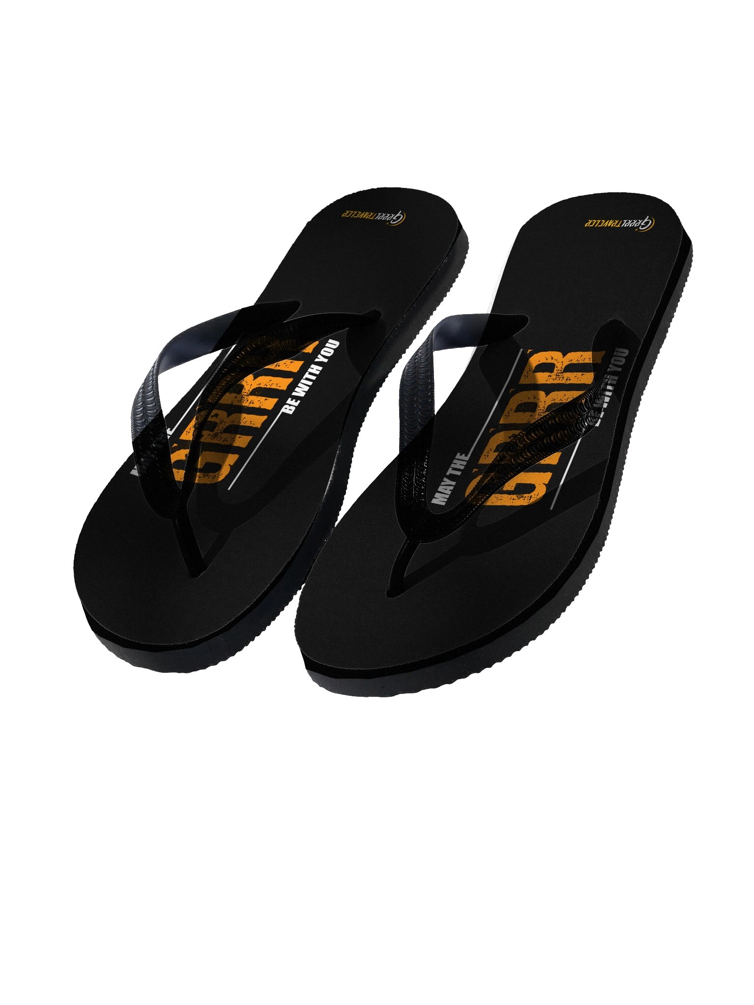 GRRR Soft Flip Flops (Black) product image (1)