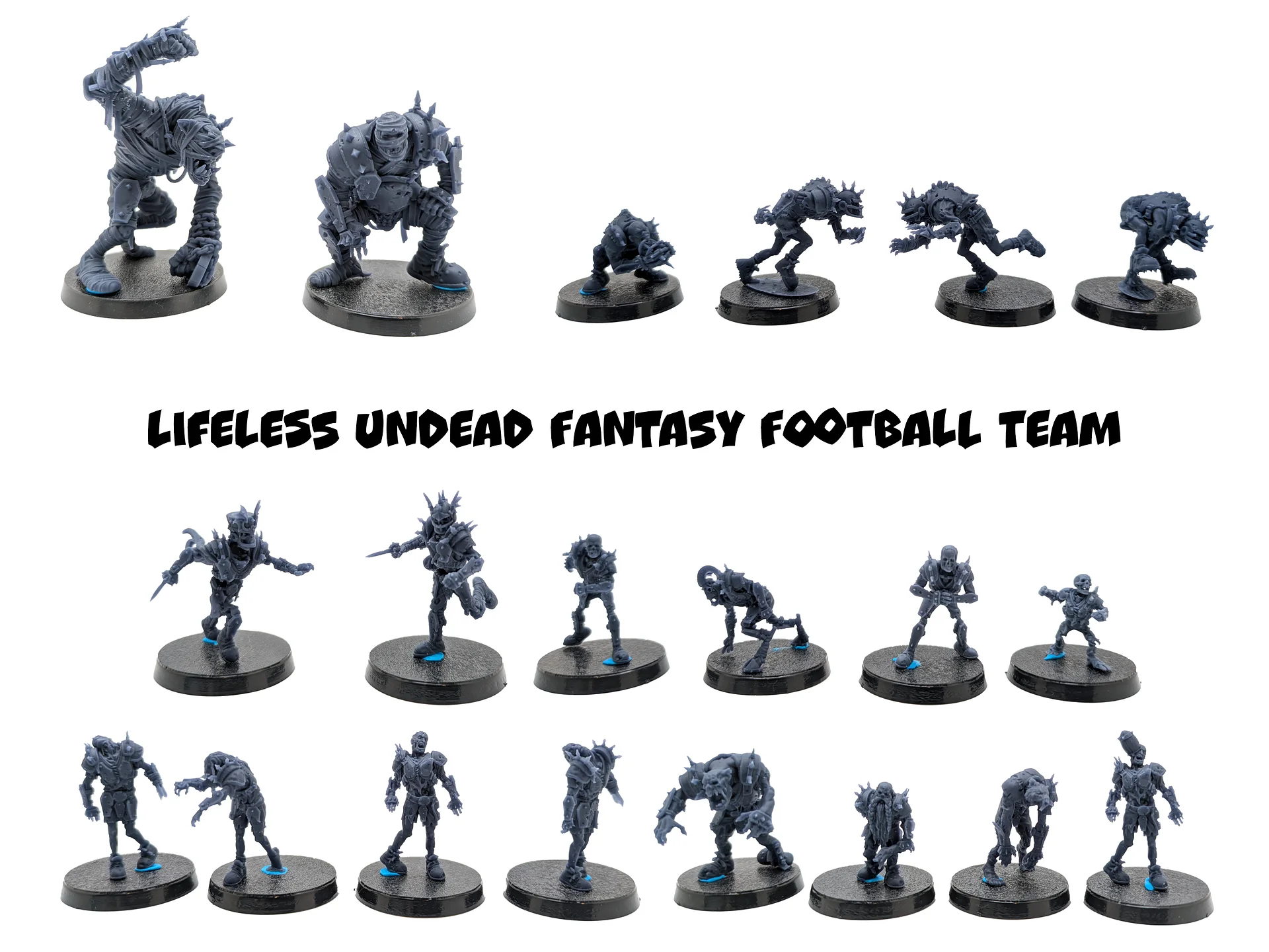 Lifeless Undead Fantasy Football Team - Brutefun Miniatures product image (1)
