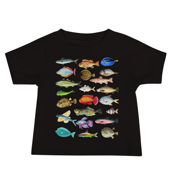 Aquatic Adventures Fish Collage Baby T-Shirt product image (1)
