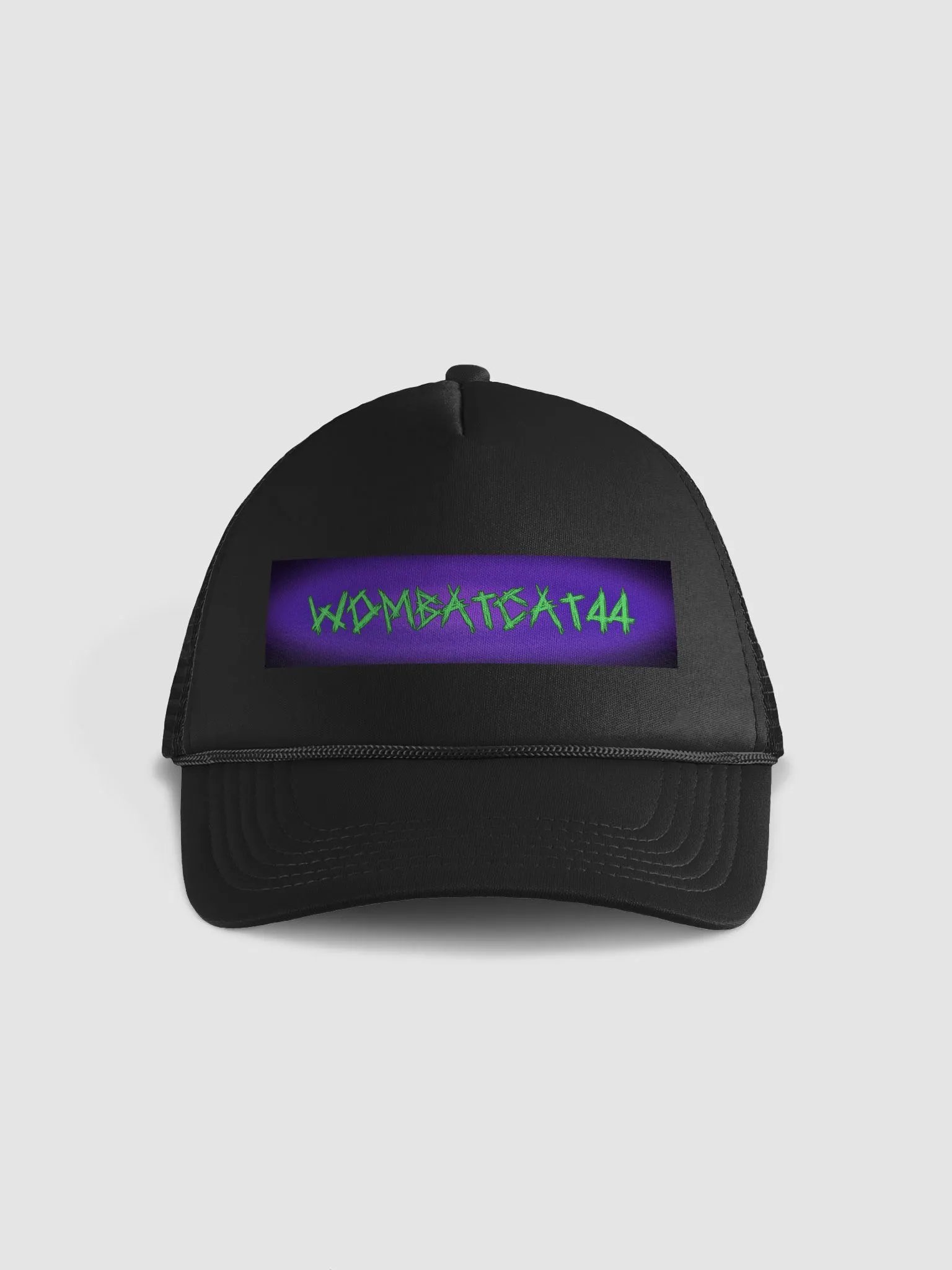 WombatCat44 Foam Trucker Hat product image (1)