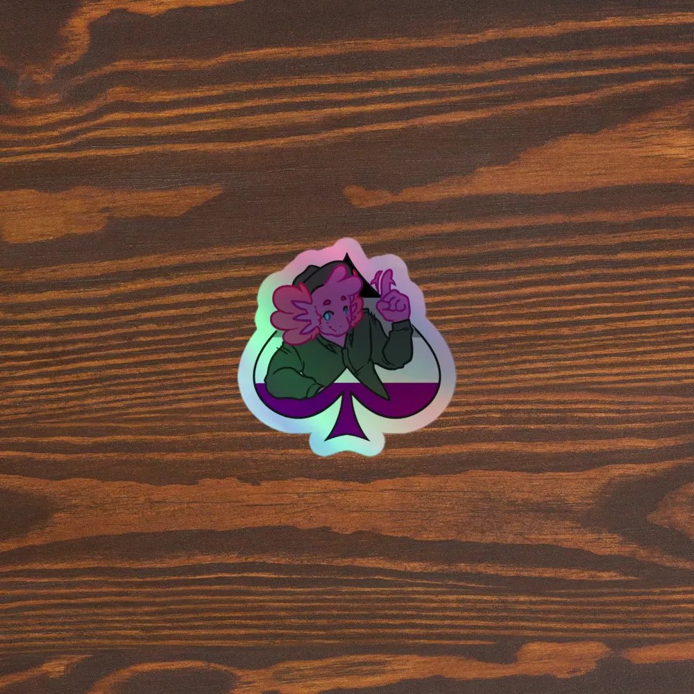 Ace in Spades | Kiss-Cut Holo Sticker product image (3)