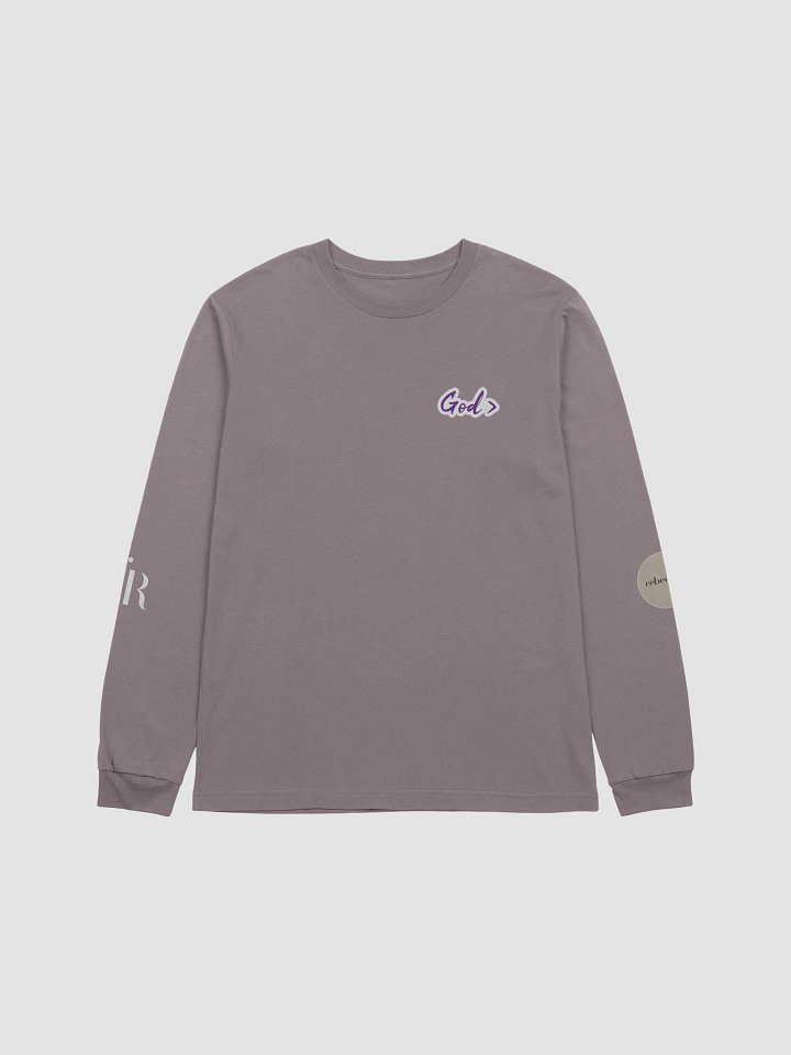 God > ALT Long Sleeve - (PURPLE TEXT) product image (1)