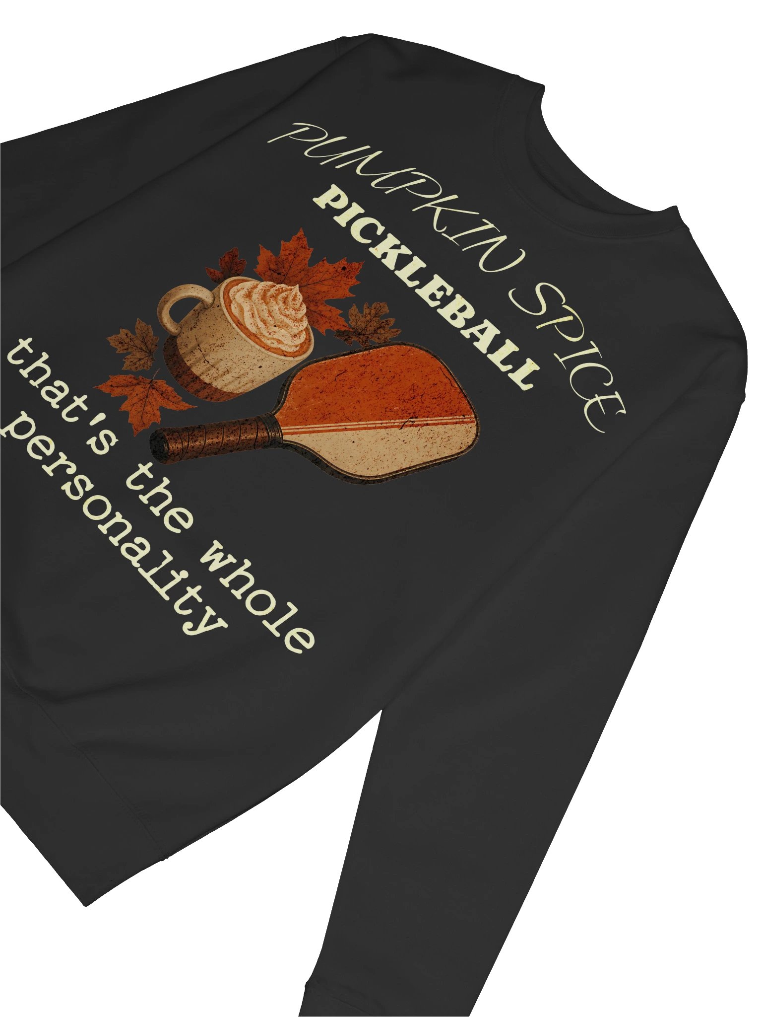 Pumpkin Spice Pickleball Sweatshirt | Funny Fall Halloween Crewneck product image (16)