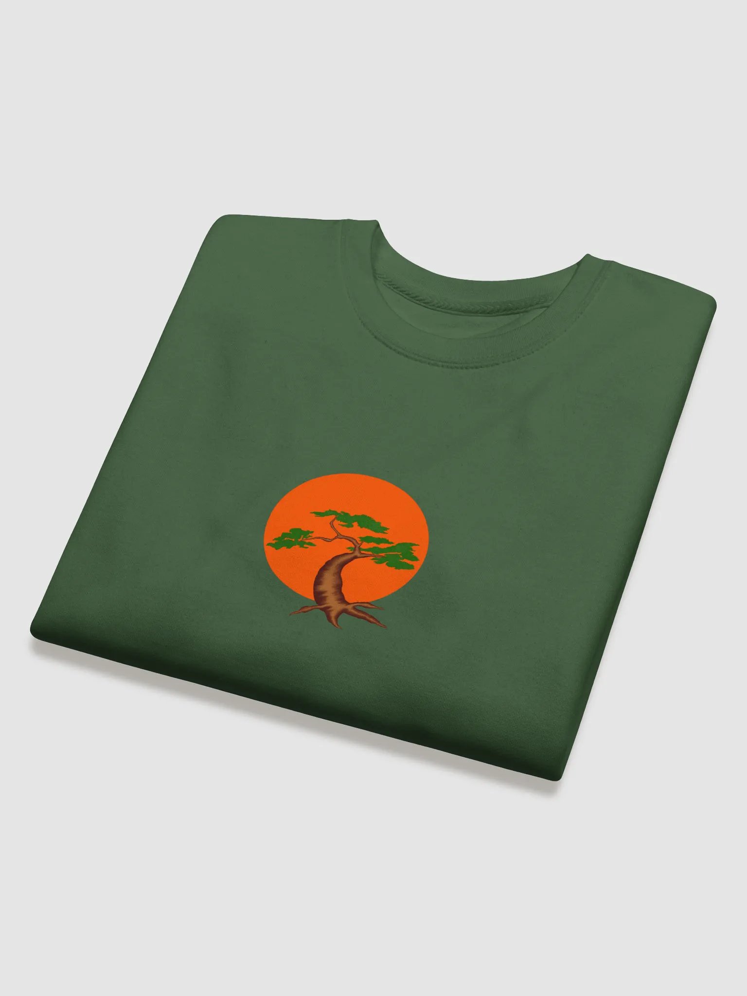 Stylized Tree Orange Sunset Sweatshirt product image (4)