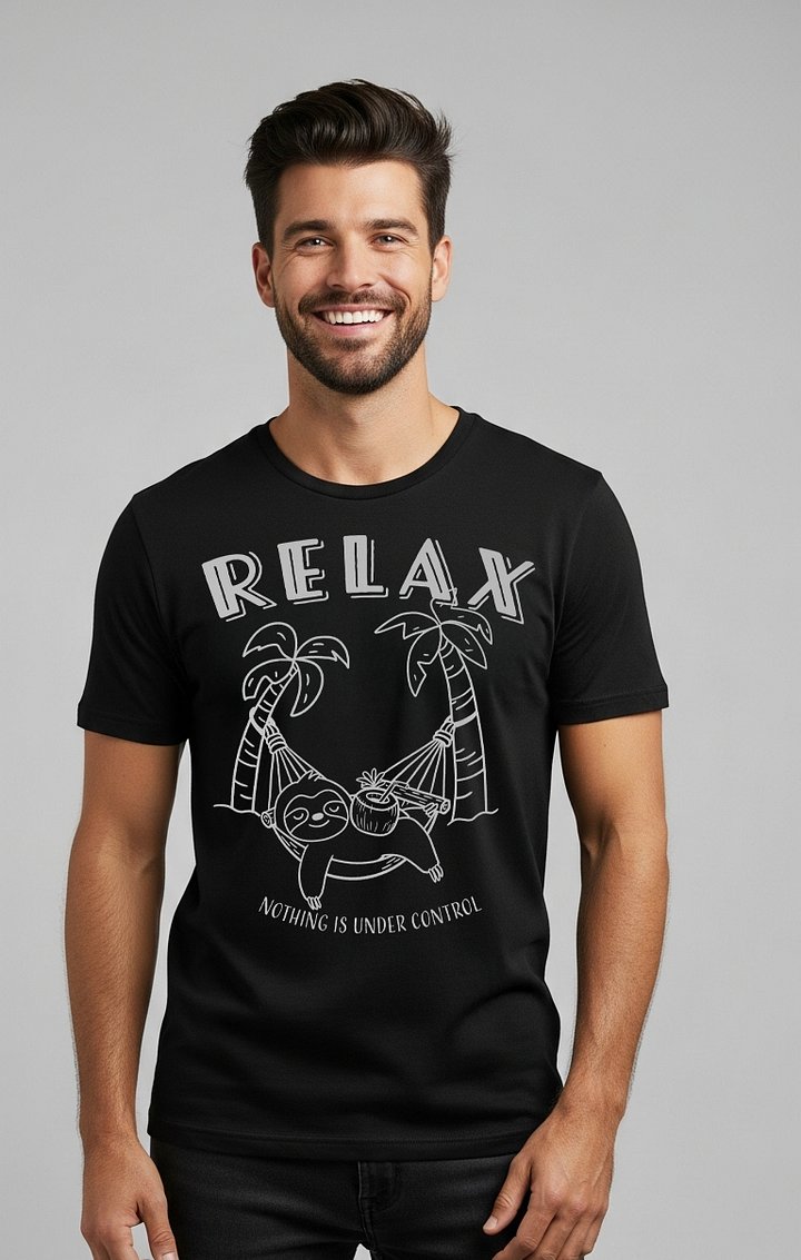 Men's Nothing is Under Control Sloth T-Shirt | Funny Relax Tee product image (1)