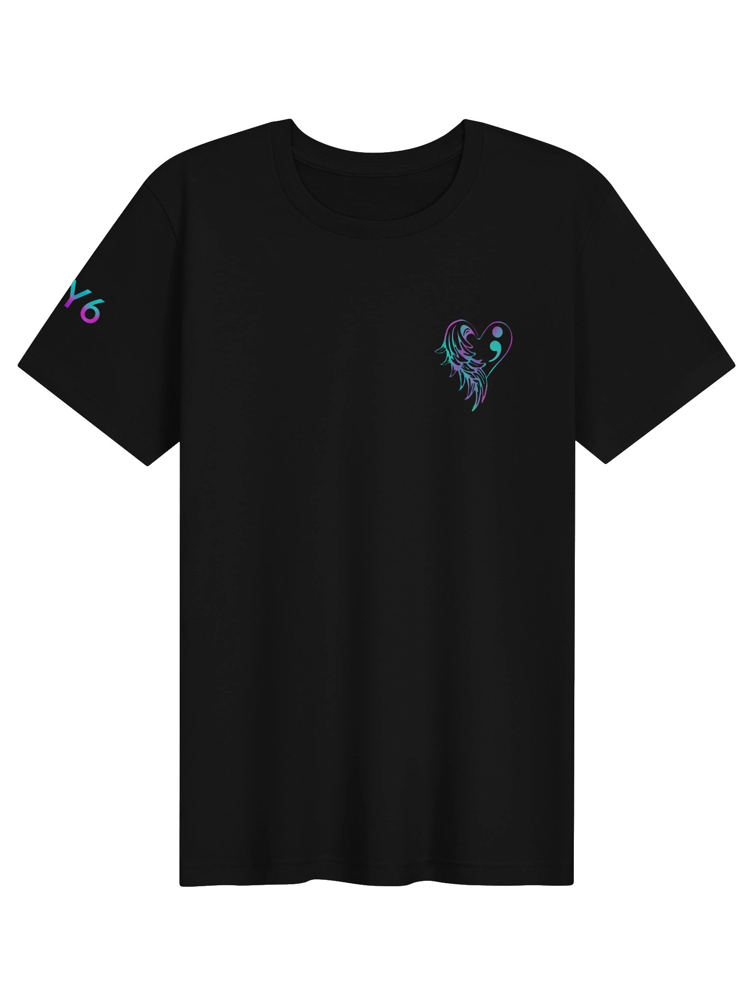 Neon Winged Heart Tee product image (3)