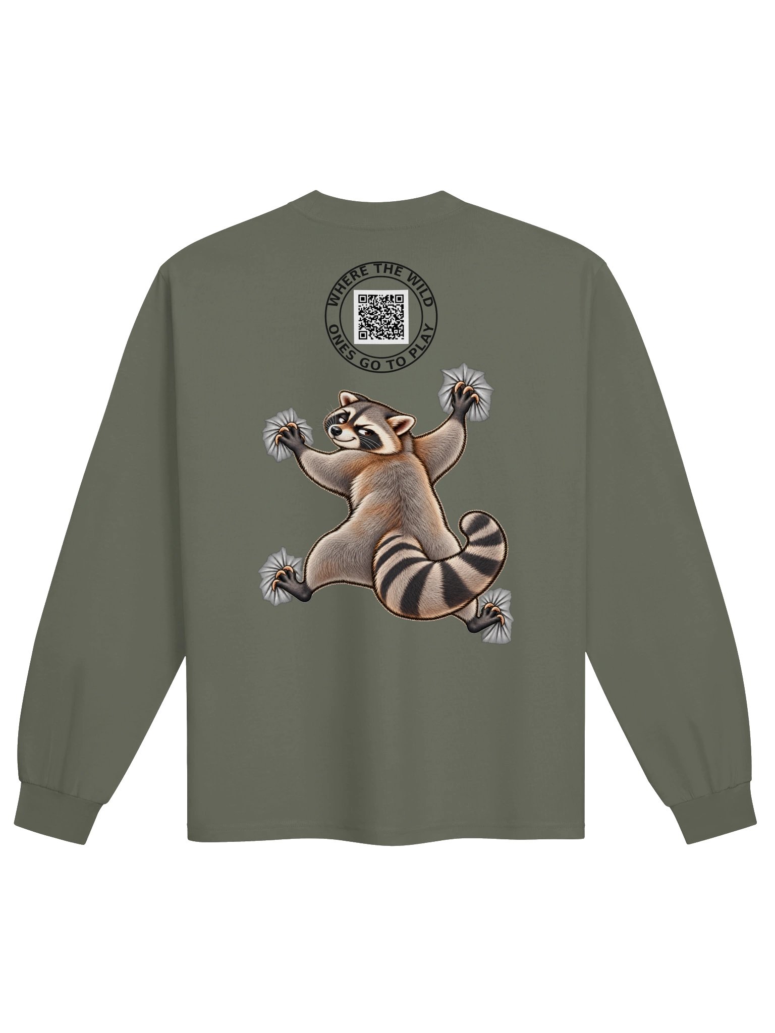 Green Valley Wildlife - Team Racoon Sweatshirt product image (2)