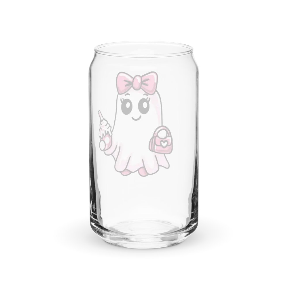 Cute Ghost 16oz Can-Shaped Drinking Glass product image (10)