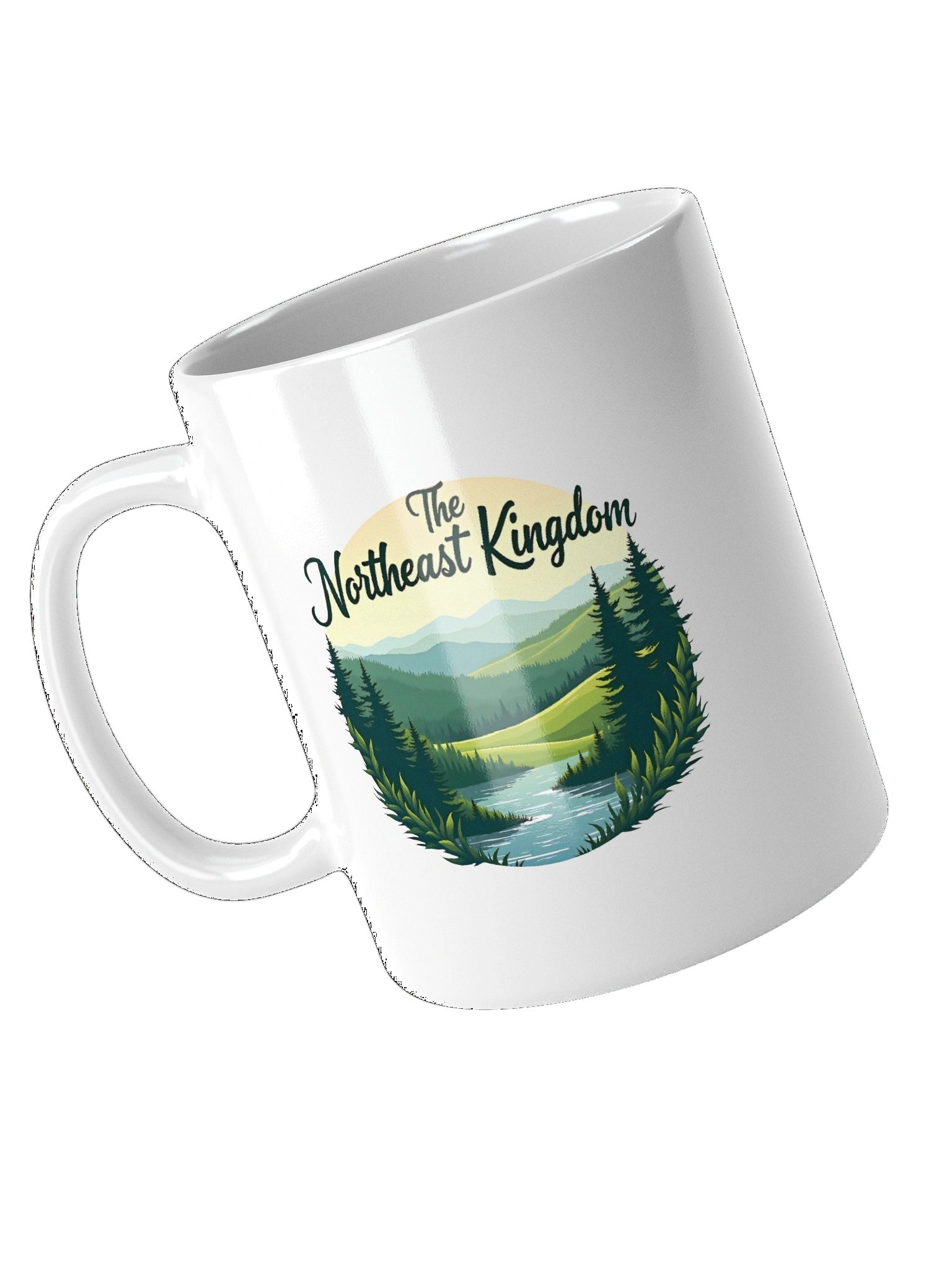Scenic Northeast Kingdom Landscape Design – Nature-Inspired Artwork Mug product image (10)