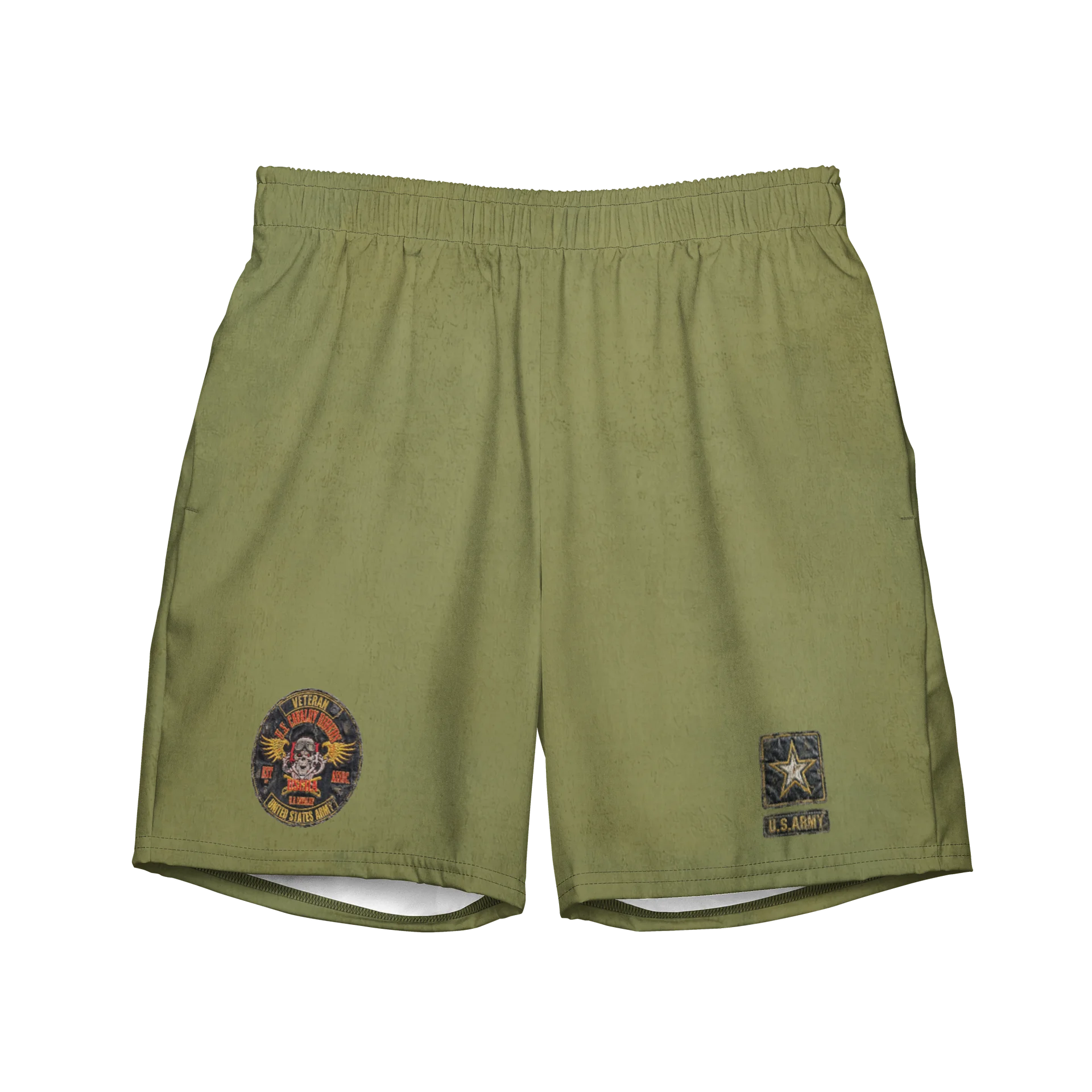 Distressed OD USCRA Cav Swim Trunks product image (1)
