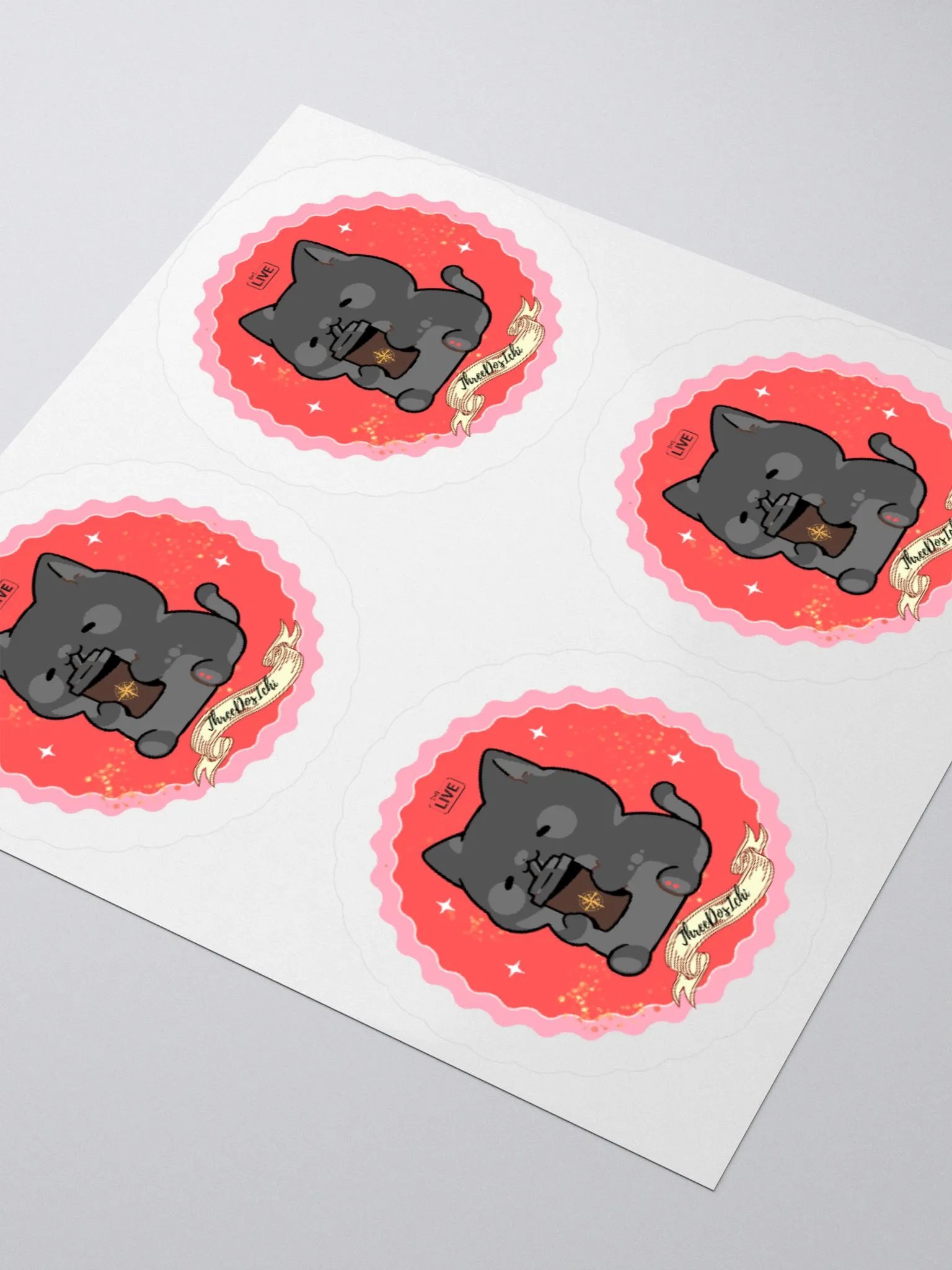 Kitty Sticker Sheet product image (3)