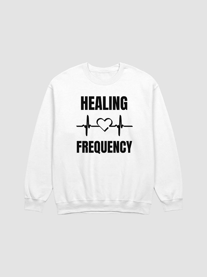 heartbeat, healing, frequency Crewneck sweatshirt product image (6)