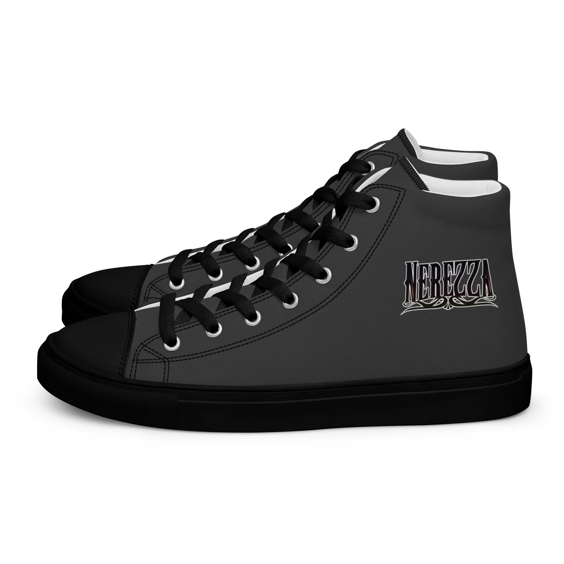 Nerezza Logo Hi-Tops Gray product image (1)