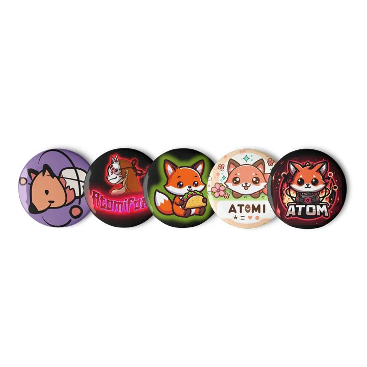 5 Pin buttons Style 1 product image (1)