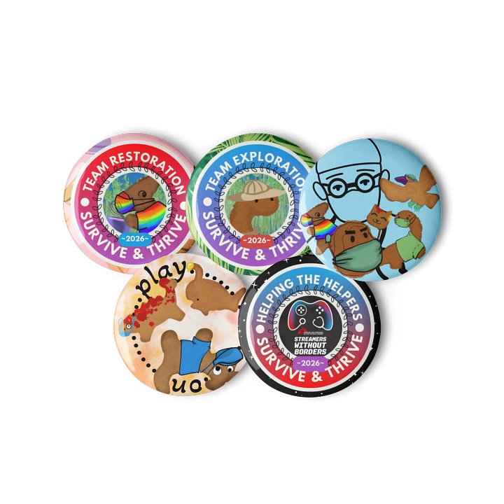 Limited Edition Survive & Thrive Fundraiser Pin Set product image (2)