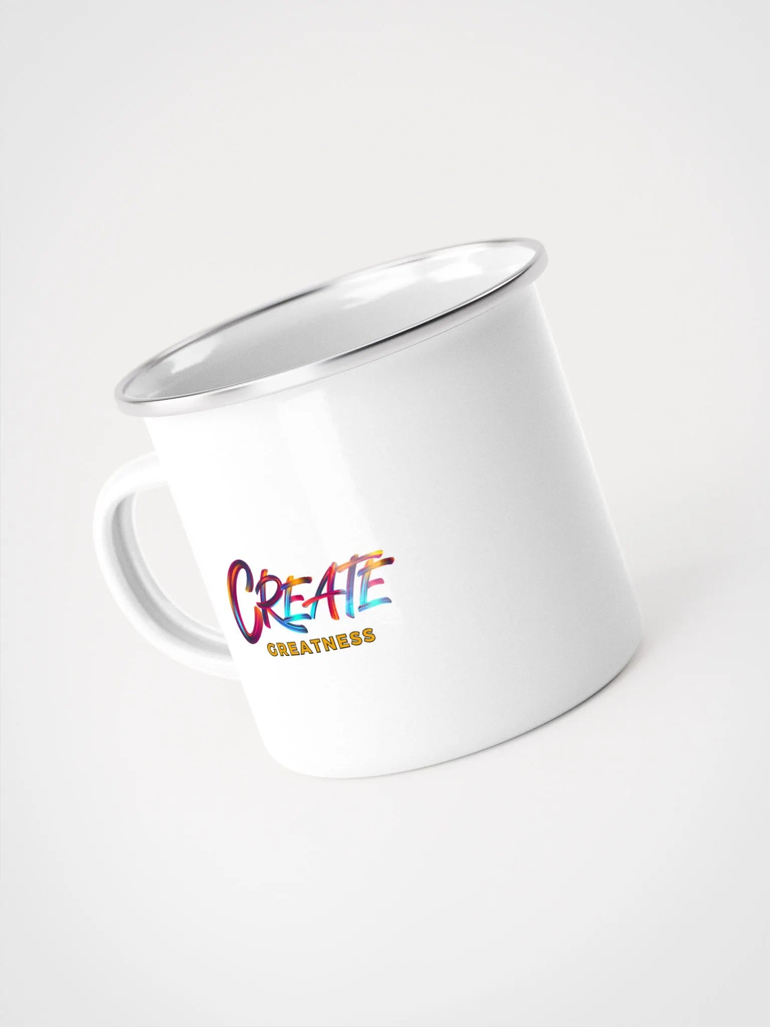 Create Greatness + Born to Prosper Enamel Mug product image (4)