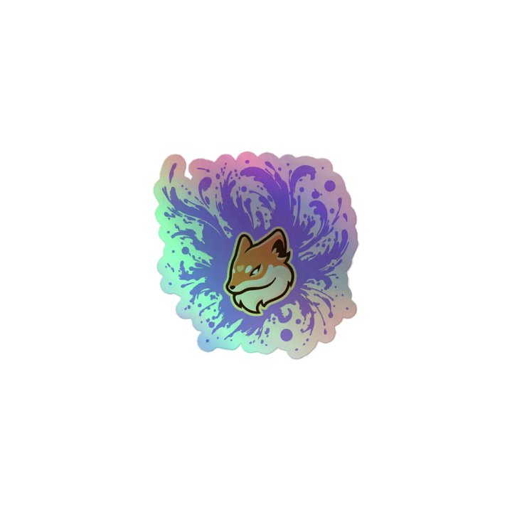 Foxy Logo Holographic Sticker product image (1)