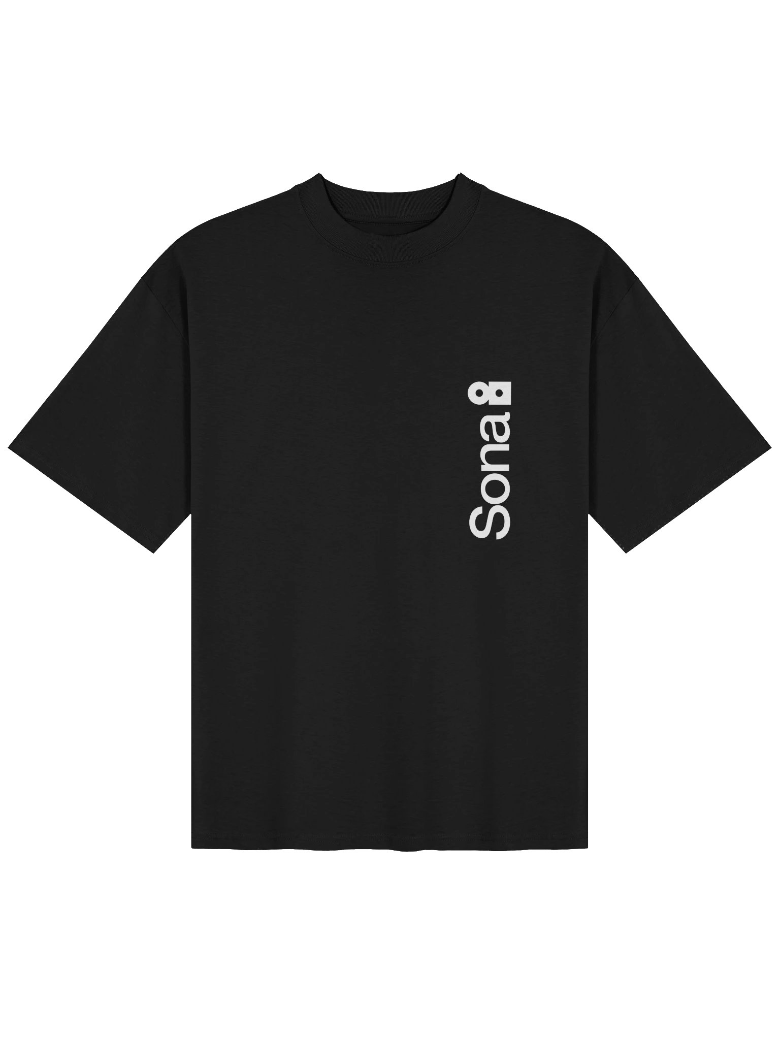 Sona8 oversized tee, dark product image (1)