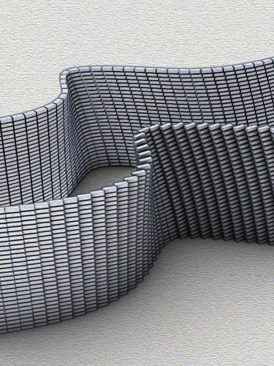 Parametric Brick Wall Design Grasshopper Rhino Files Download product image (2)