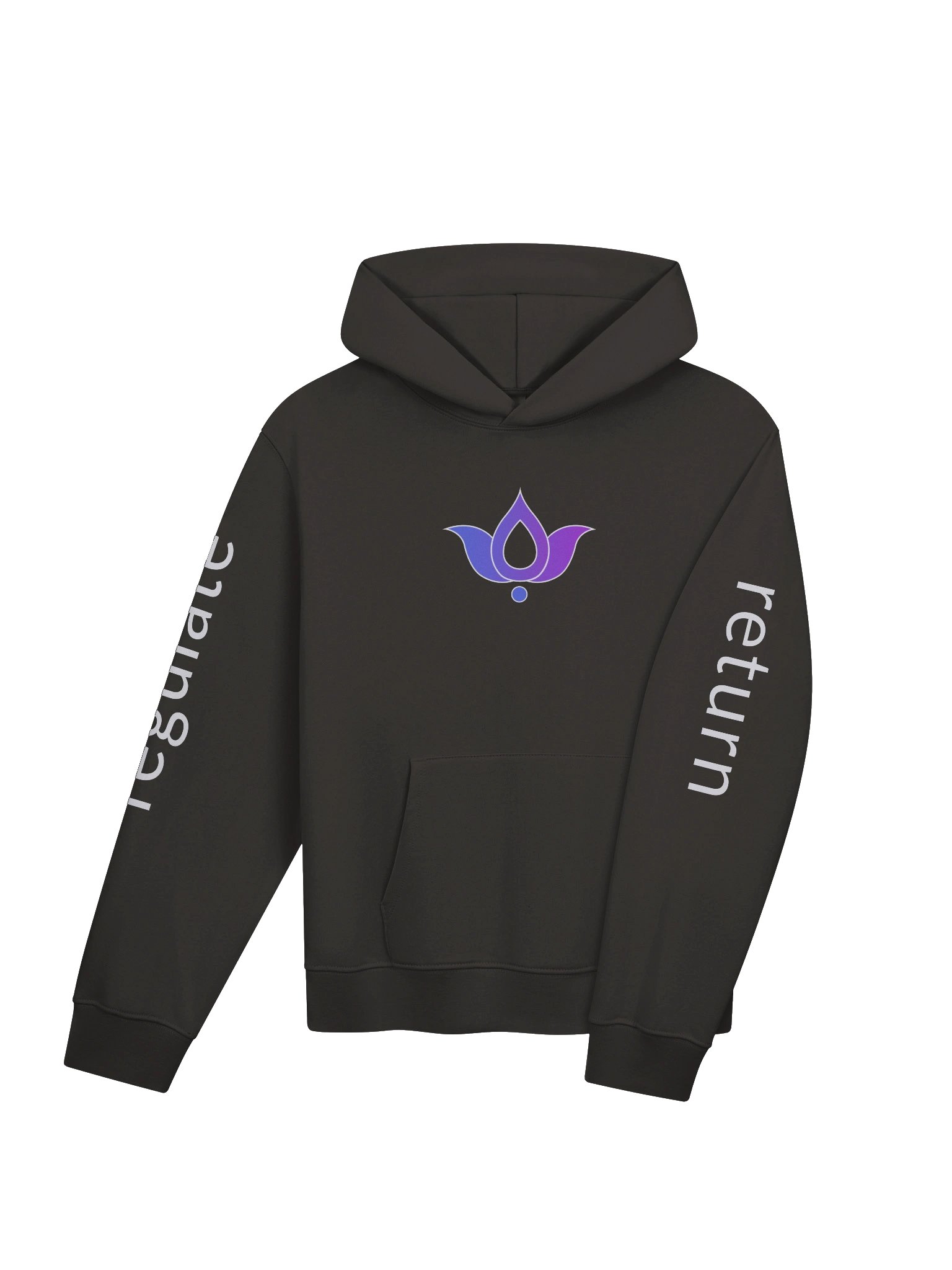 Regulate / Return Lotus Hoodie | Soft Black product image (4)