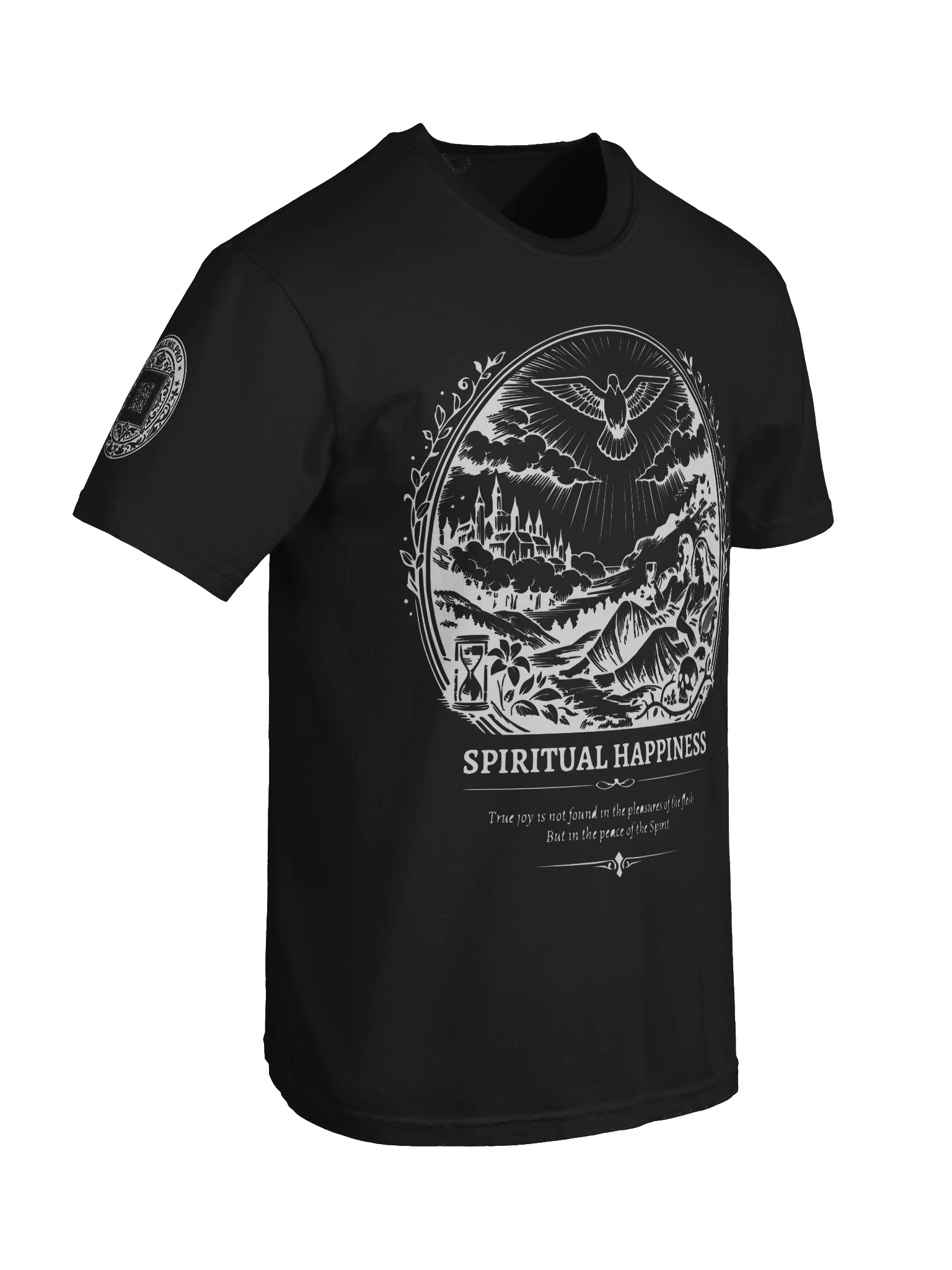 Spiritual Happiness (White on Black/Color) product image (8)